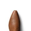 Toe view of The Annie - Caramel on plain background