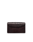 Back view of Concho Chain Crossbody - Black Cherry on plain background