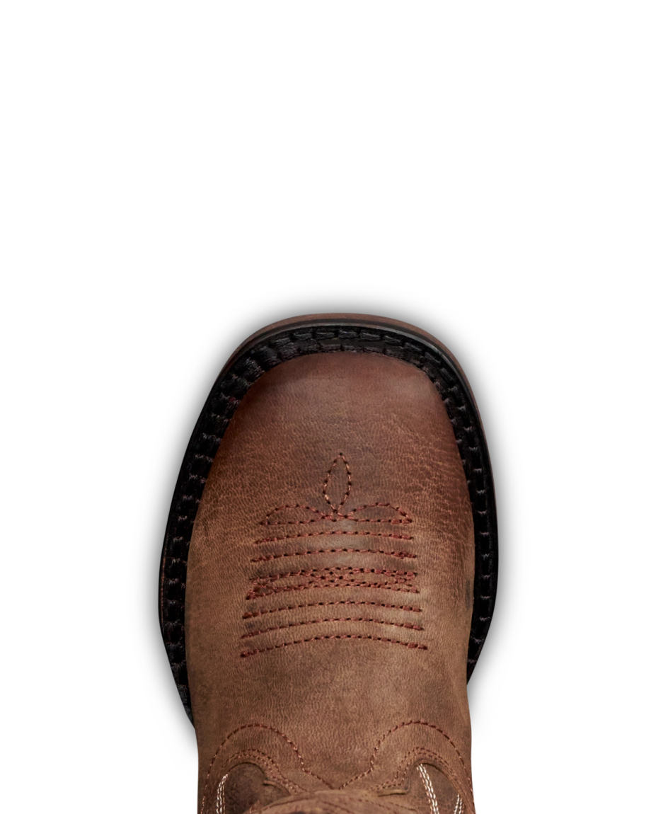 Toe view of The Doc Toddler - Cafe Goat on plain background