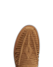 Toe view of The Mateo - Caramel on plain background