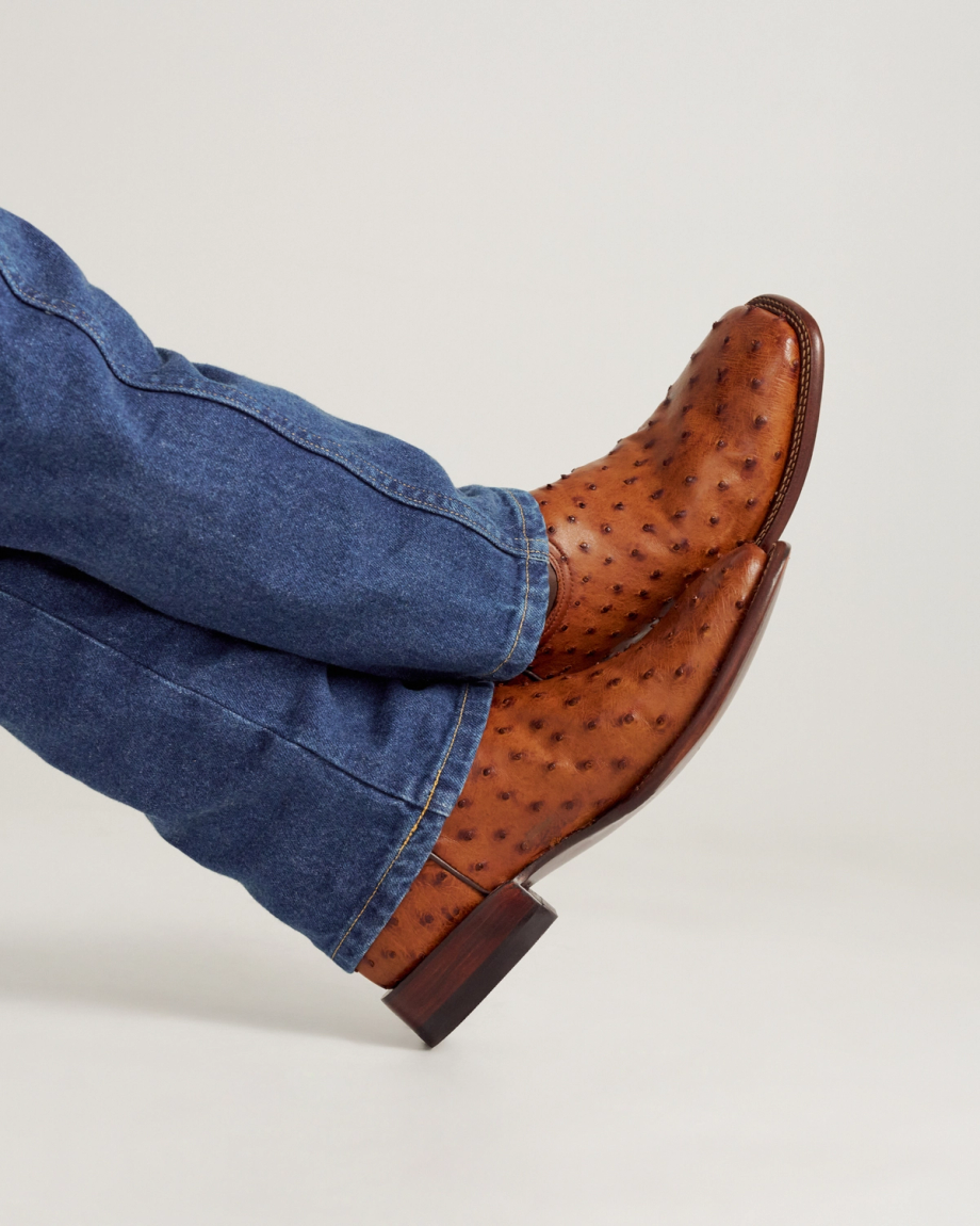 View of The Emmitt II - Pecan Ostrich