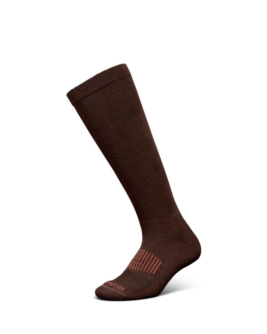 View of Over-The-Calf Socks (3-Pack) - Brown Multi