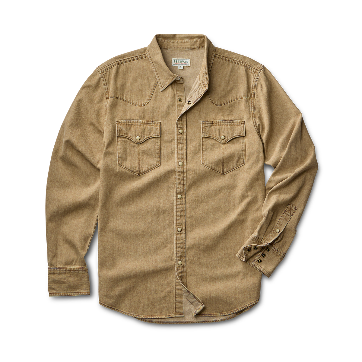 2022AW　SWITCHING SNAP BUTTON SHIRT 2 2152_western-denim-snap-