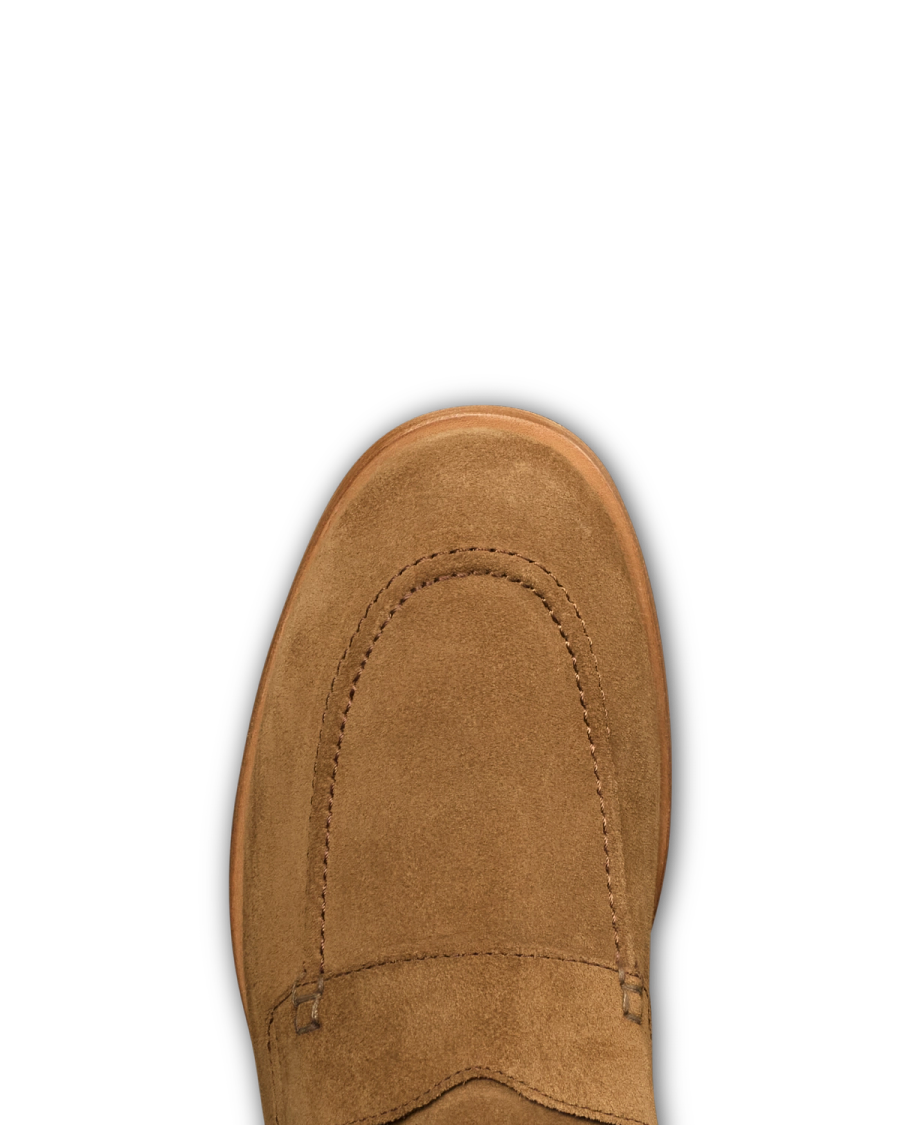 The Monterrey Penny Loafer - Tan suede | Tecovas display picture 3