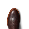 Toe view of The Prescott - Hickory on plain background