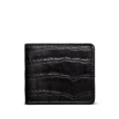 Front view of Alligator Billfold - Midnight on plain background