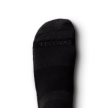 Toe view of Men's Mid-Calf Sock - Midnight on plain background