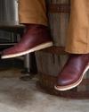 The Knox Briar Ranch Roper boots in Brown close up