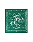 Front view of Gameday Bandana - Green on plain background