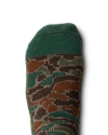 Toe view of Camo Wool Socks - Camo on plain background