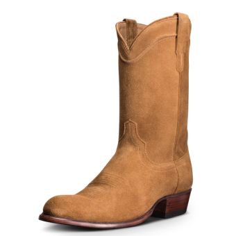 Men s Suede Cowboy Boots The Johnny Granite Tecovas