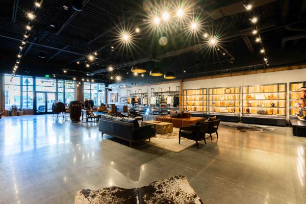 Image of Tecovas Victoria Gardens store.