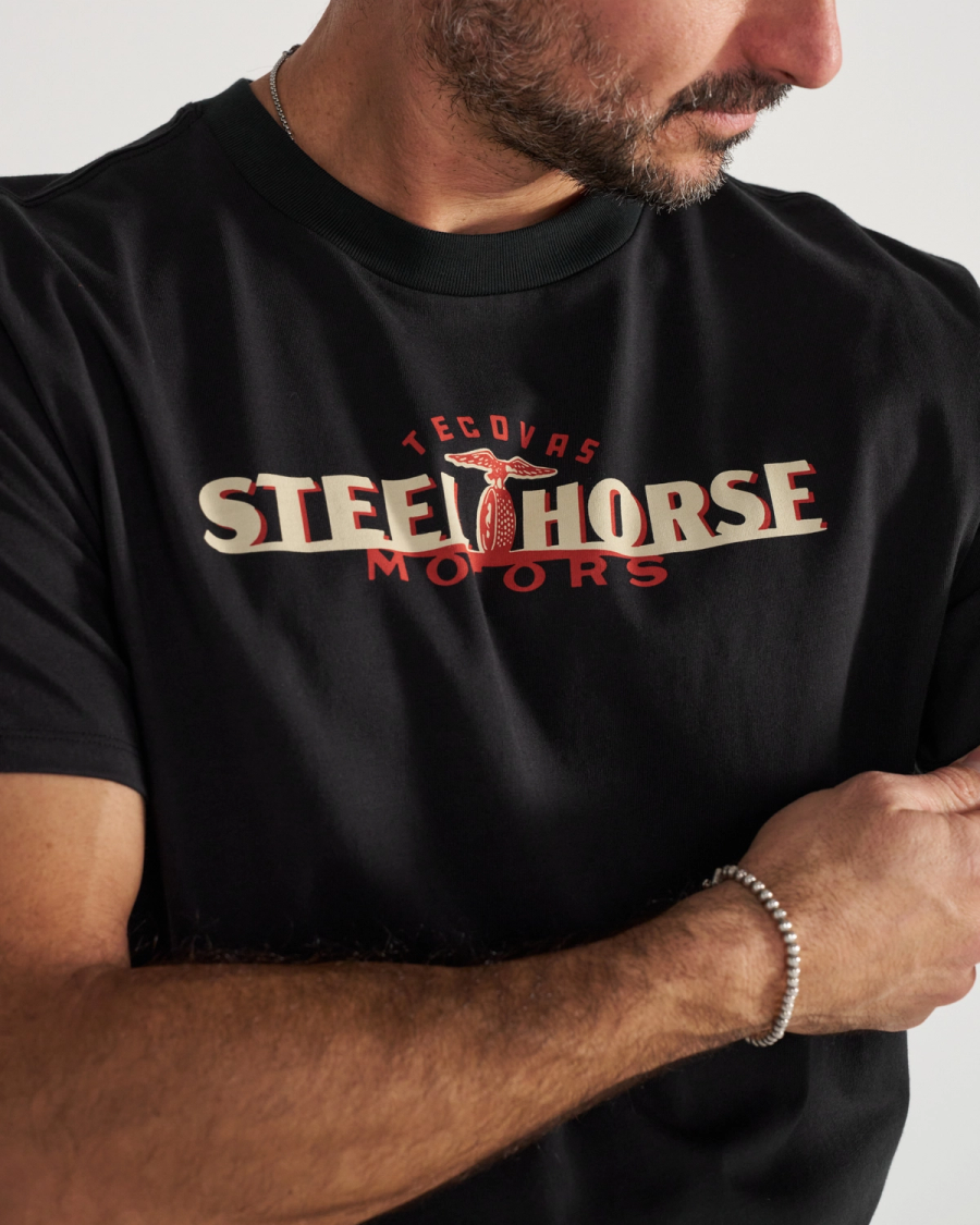 Men's Steel Horse Motors T-Shirt | Tecovas
