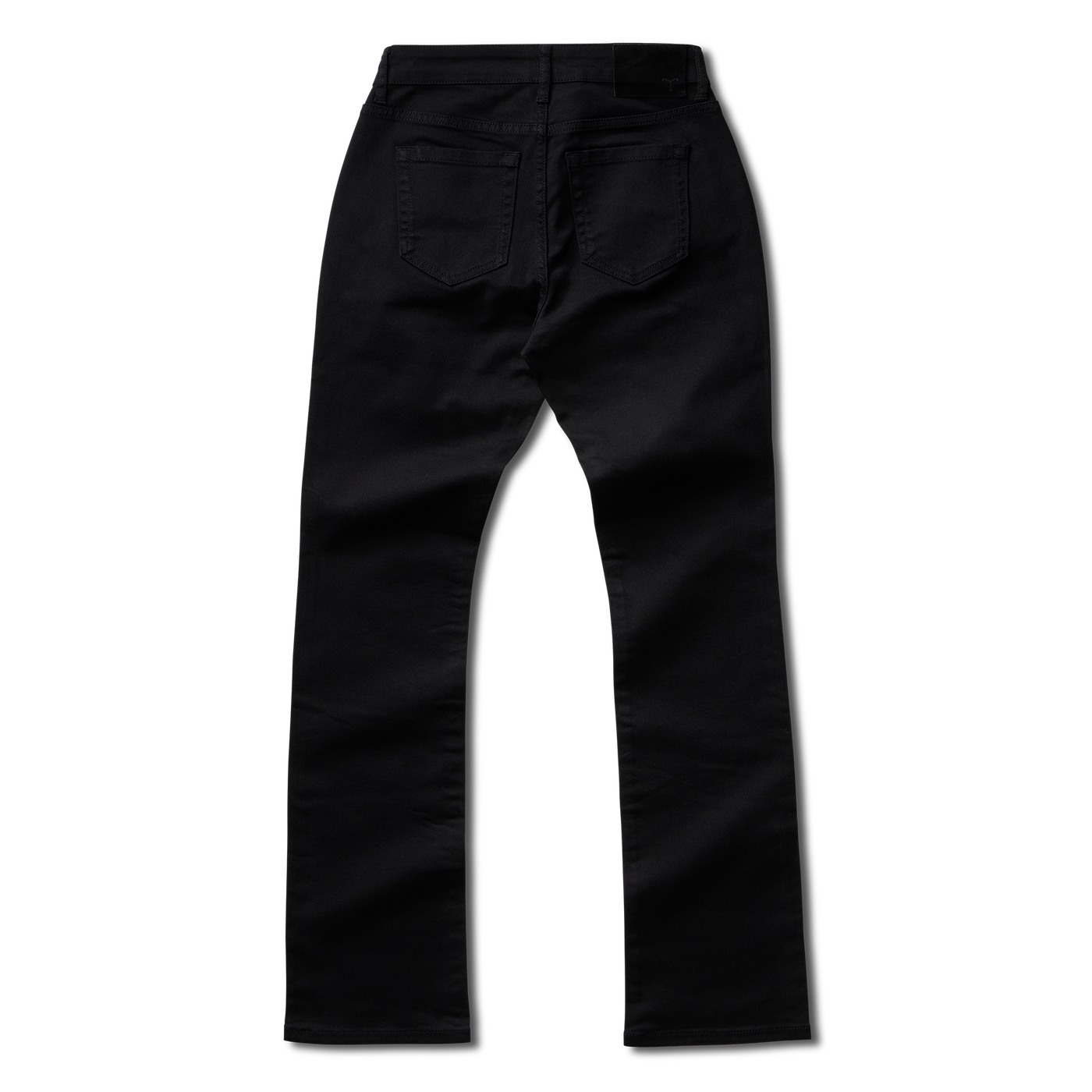 Women's High-Rise Straight Jeans - Black | Tecovas