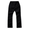 Back view of Women's High-Rise Straight Jean (II) - Black on plain background