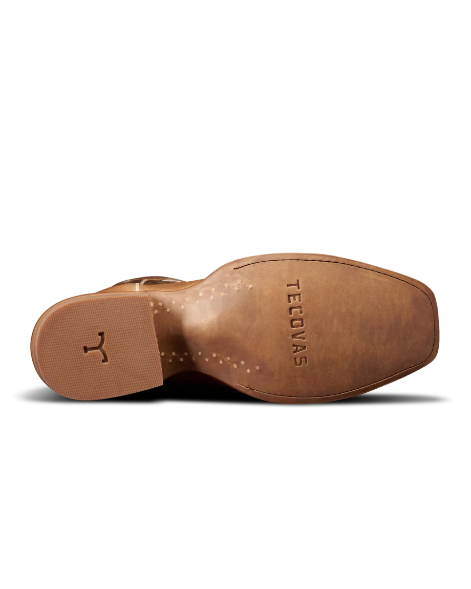 Sole view of The Parker - Tan Goat on plain background