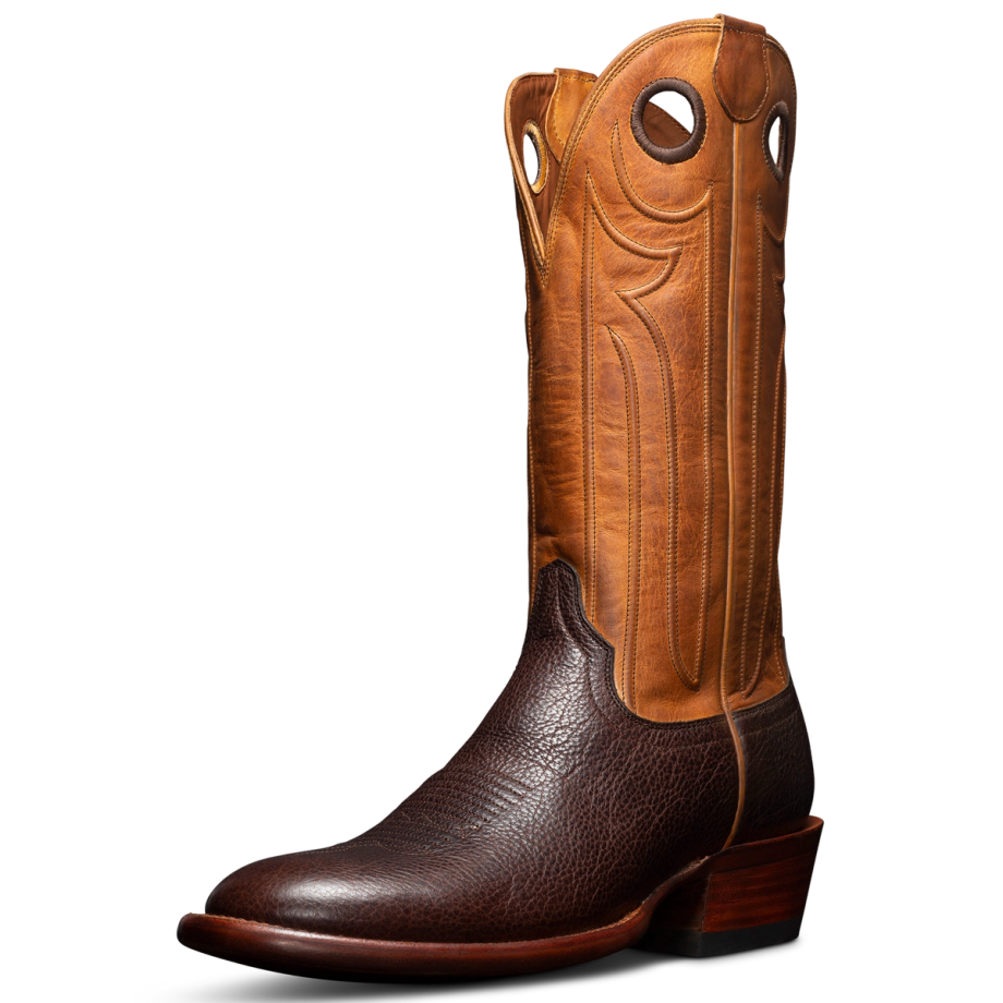 Quarterfront view of The Prescott - Hickory on plain background