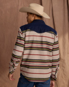 Back view of man wearing Wildcat Overshirt with Cowboy hat