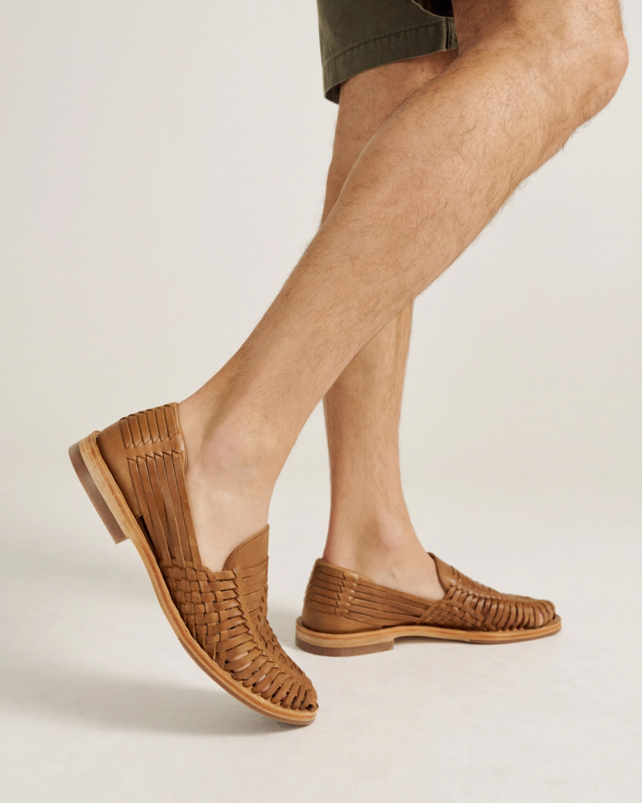View of The Mateo - Butterscotch Cowhide