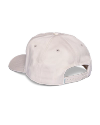 Quarterback view of Diamond Label Five-Panel Low Profile Hat - Stone on plain background