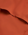 Closeup detail view of Men's Performance Western Pearl Snap SS - Orange Rust