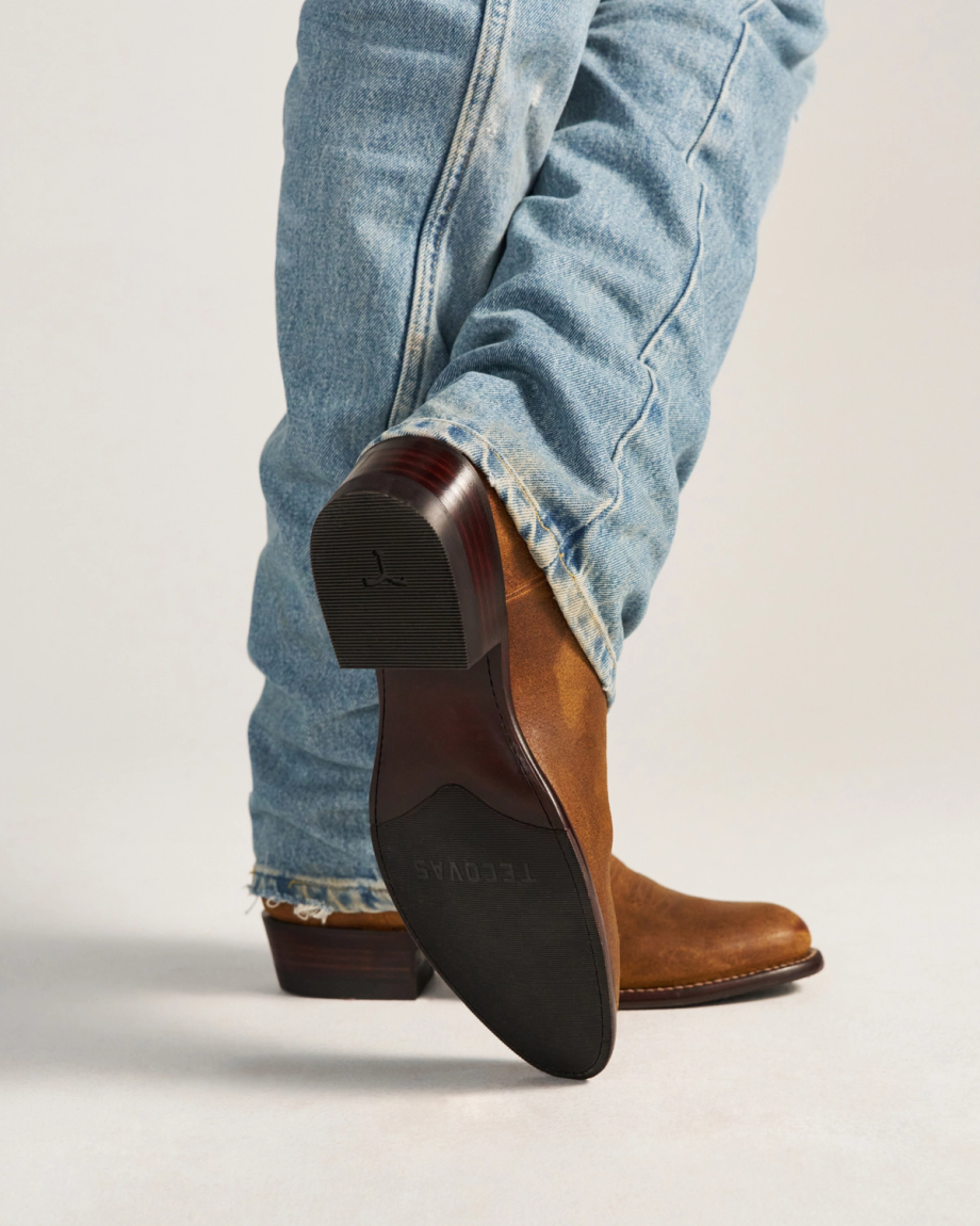 View of The Johnny - Husk Suede