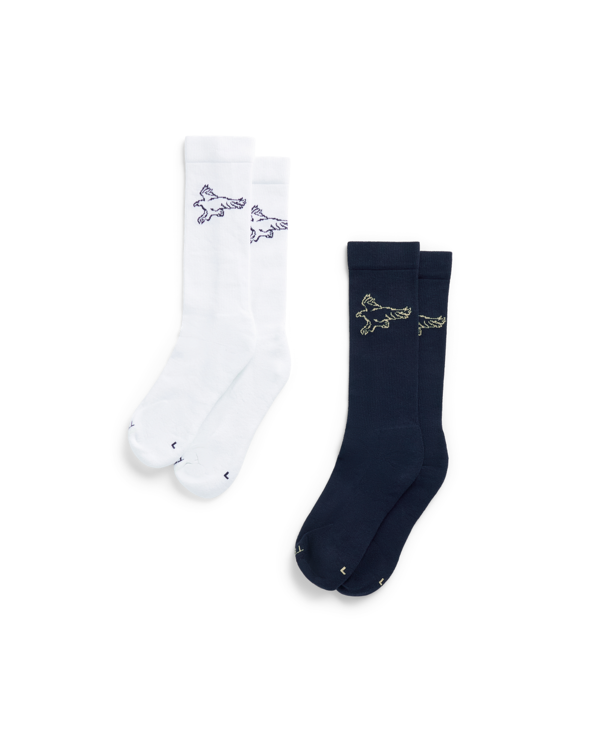 Mid-Calf Socks (2-Pack)