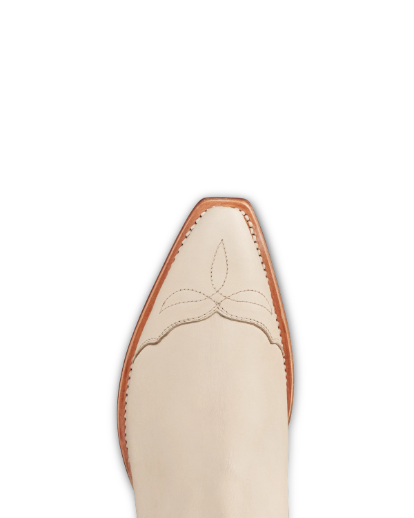 Toe view of The Rosie - Bone on plain background