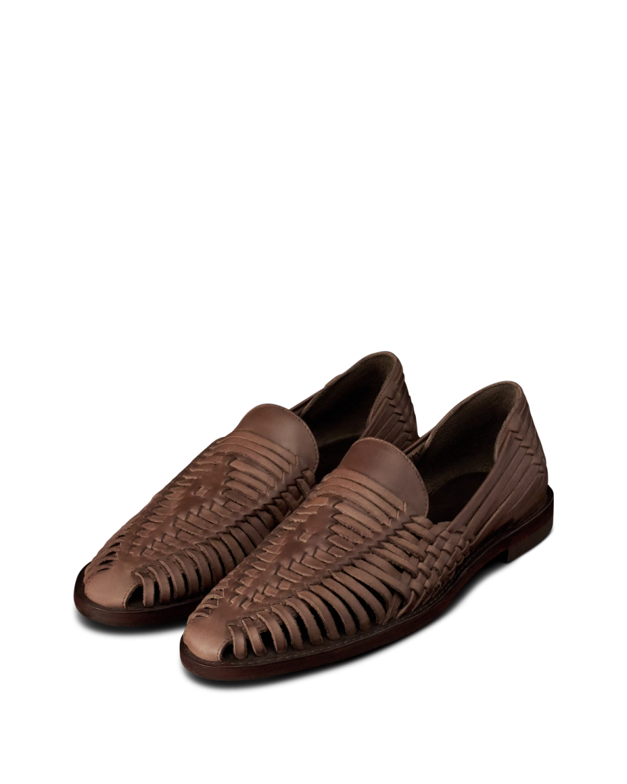 Tecovas Dark Brown Leather Slip-On Loafers Tecovas Hickory Monterrey Loafer | Pinto Ranch main image 2