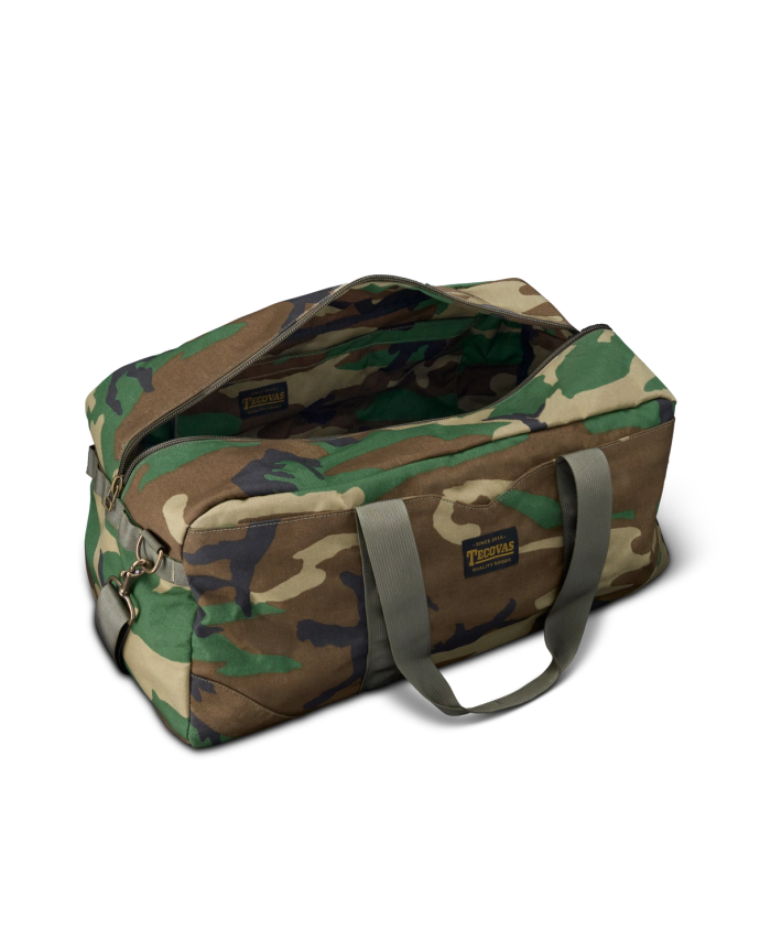 Inside view of Canyon Duffle Bag - Camo on plain background