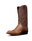 Quarterfront view of The Dillon - Toffee Caiman on plain background