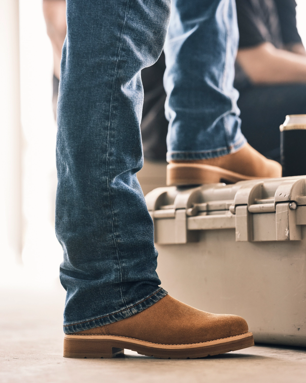 The Rugged Roper in Cashew Roughout - Men's Roper Boot | Tecovas