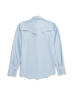 Closeup detail view of Men's Performance Western Pearl Snap LS - Sky