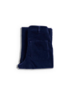 Folded view of Women's Corduroy Carpenter Pant - Navy on plain background
