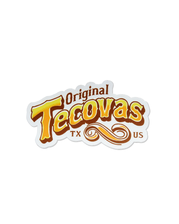 View of Original Tecovas Sticker - Multi