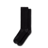Pair view of Men's Mid-Calf Sock - Midnight on plain background