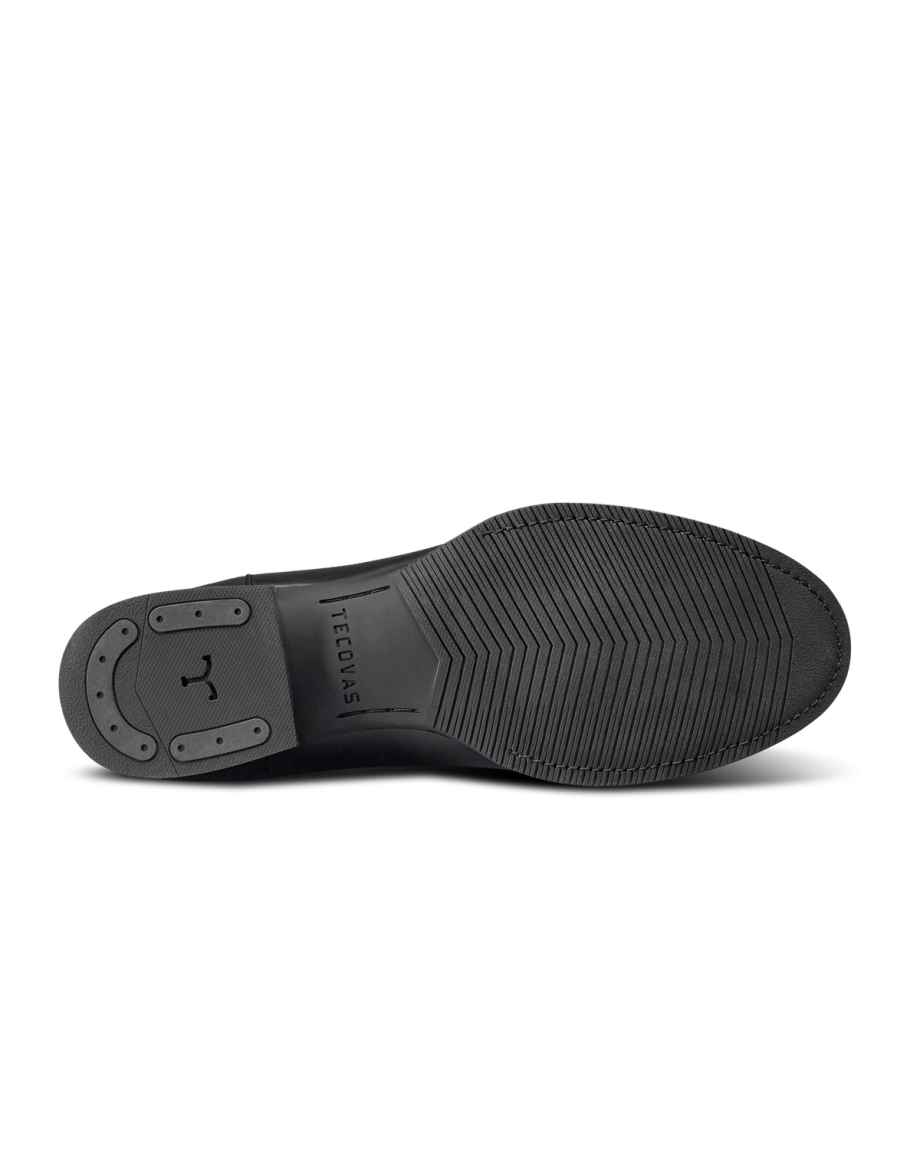 Sole view of The Glen - Midnight Cowhide on plain background