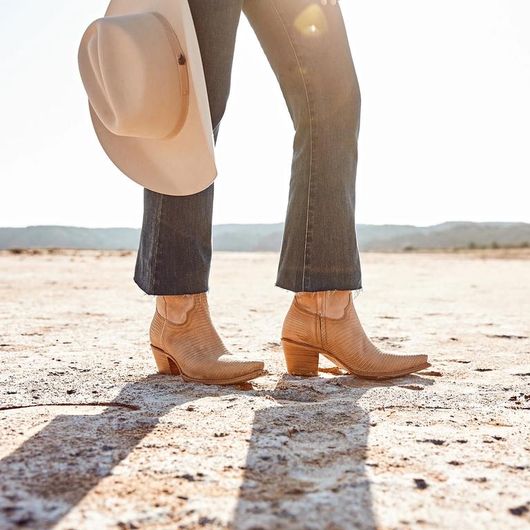 cowboy hat, desert exotic boots