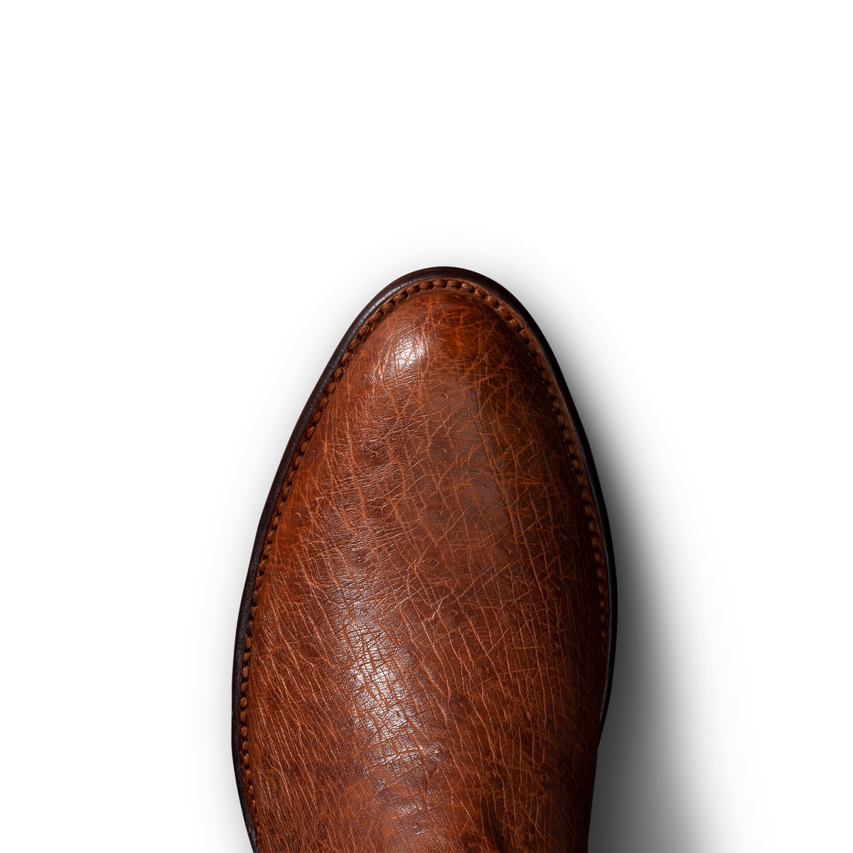 Smooth-Quill Ostrich Cowboy Boots | The Weston - Russet | Tecovas