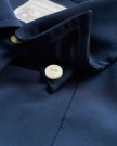 Closeup detail view of Men's Performance Western Pearl Snap SS - Navy