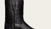 Image of a black roper boot