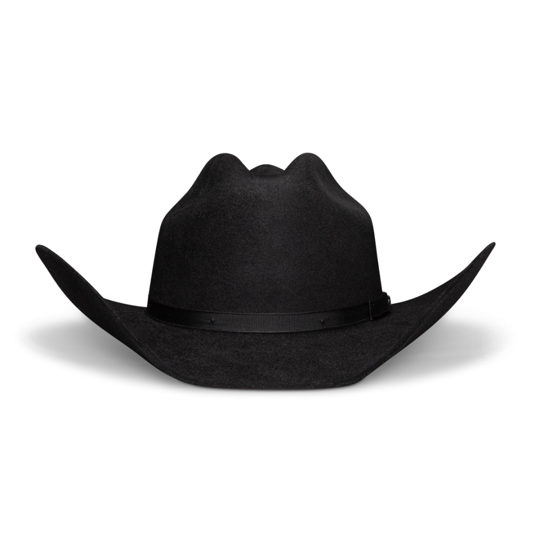 MEN'S WESTERN BLACK COWBOY RODEO HAT. RANCH STYLE COWBOY HAT