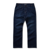 Front view of Men's Premium Relaxed Jeans - Dark on model