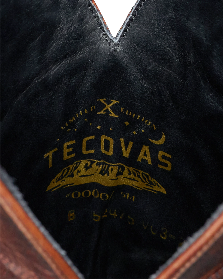 Closeup view of Women's Birthday Boot X - Dark Pecan Alligator