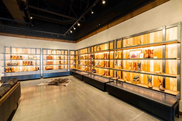 Image of Tecovas Victoria Gardens store.