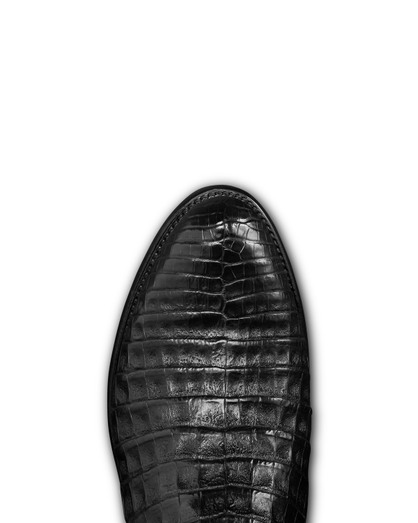 Toe view of The Earl - Carbon on plain background