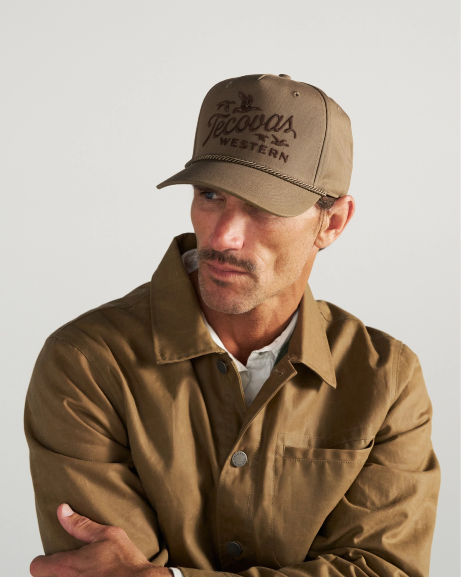 View of Tecovas Western Hat - Moss Brown