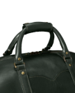 Closeup view of Bartlett Large Weekender - Midnight Green