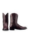 Pair view of The Earl - Black Cherry Cowhide on plain background