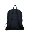 Back view of Canyon Backpack - Black on plain background